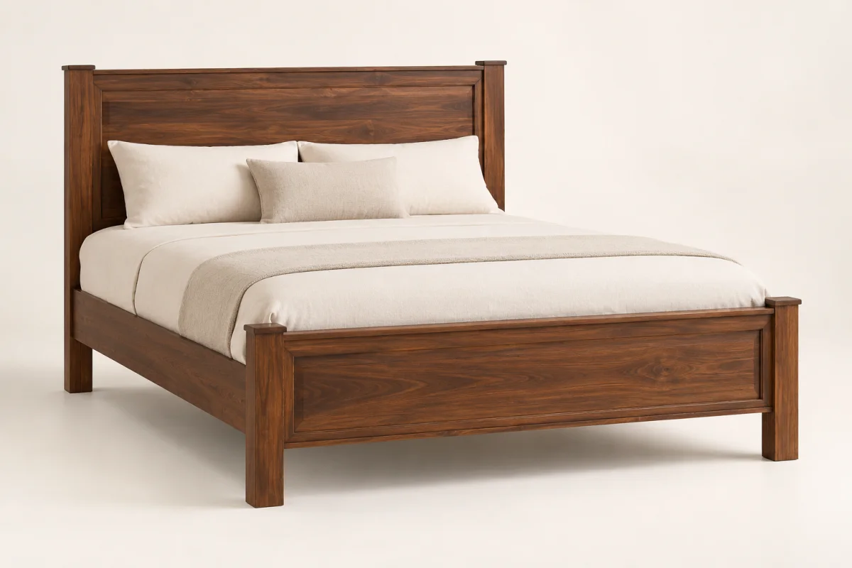 Queen Hardwood Bed Frame